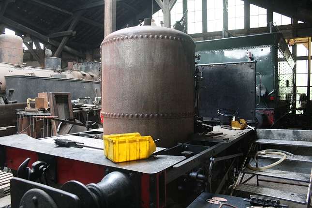 La chaudière de la locomotive "Suzanne" (photo Ajecta)