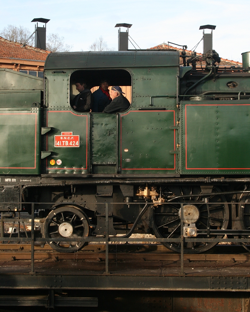 Tour d'honneur de la machine et de son équipe